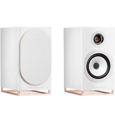 Triangle Capella - Altavoces activos de alta fidelidad en blanco