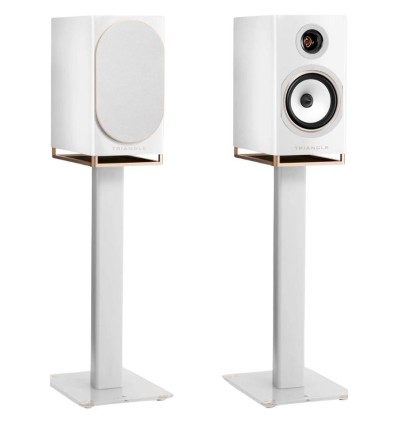 Triangle Capella - Altavoces activos de alta fidelidad en blanco