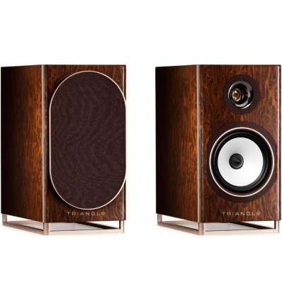 Triangle Capella - Altavoces activos de alta fidelidad en marrón