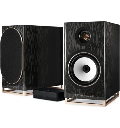 Triangle Capella - Altavoces activos de alta fidelidad en negro