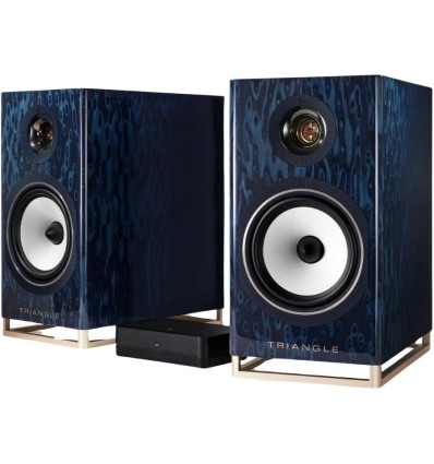 Triangle Capella - Altavoces activos de alta fidelidad en azul