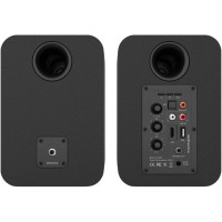 VULKKANO A4 ARC - Altavoces activos negros con HDMI ARC y Bluetooth
