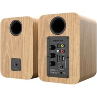 VULKKANO A4 ARC - Altavoces marrones con HDMI ARC