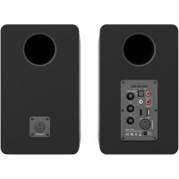 VULKKANO A5 ARC - Altavoces activos negros con HDMI ARC y Bluetooth