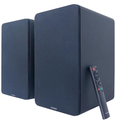 VULKKANO A6 ARC - Altavoces activos negros con HDMI ARC y Bluetooth