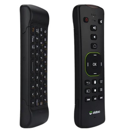 Zidoo V9 - Control remoto inalámbrico con AirMouse y teclado QWERTY