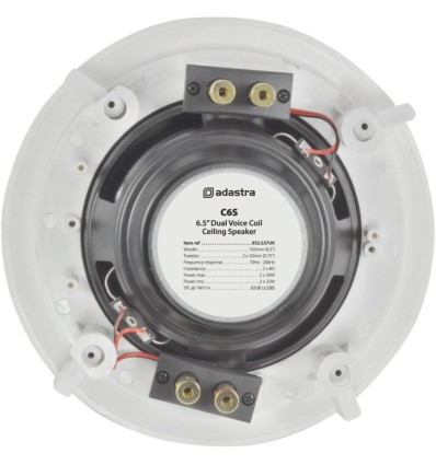 Adastra C6S - Altavoz de techo 6,5" con doble bobina y doble tweeter