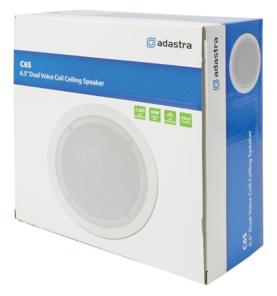 Adastra C6S - Altavoz de techo 6,5" con doble bobina y doble tweeter