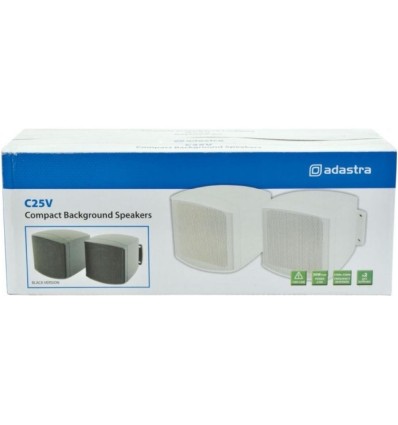 Adastra C25V-W - Altavoces compactos 2,5" 15W RMS Línea 100V/8Ω