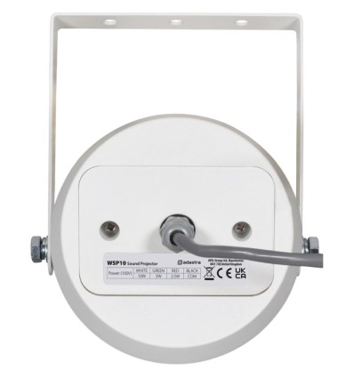 Adastra WSP10-W - Proyector de sonido 10W Línea 100V/8Ω IP65 Blanco