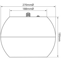 Adastra PS65-W - Altavoz colgante 6,5" blanco 30W
