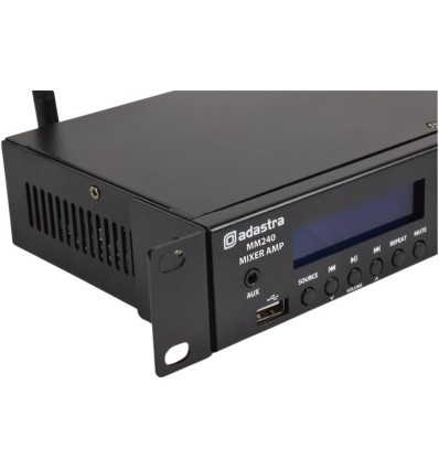 Adastra MM240 - Amplificador-Mezclador 2x120W RMS con Bluetooth