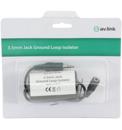 AV:Link Bucle Aislador de Tierra con Mini Jack - Solución Antizumbidos