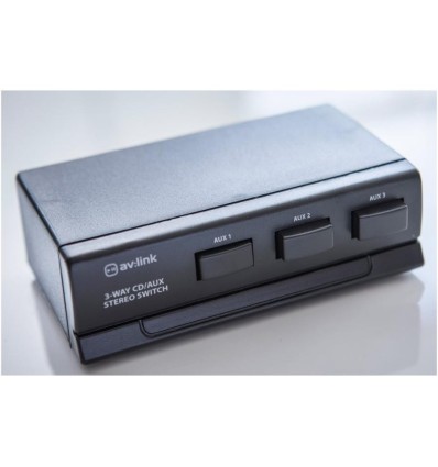 AV:Link AD-AUD31 - Selector de Entradas de Línea de 3 Vías