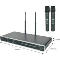 Chord NU20-H - Sistema Inalámbrico UHF con 2 Micrófonos de Mano