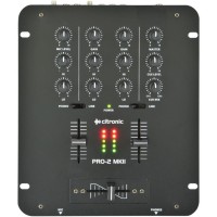 Citronic PRO-2 MKII - Mezclador DJ de 2 Canales Compacto