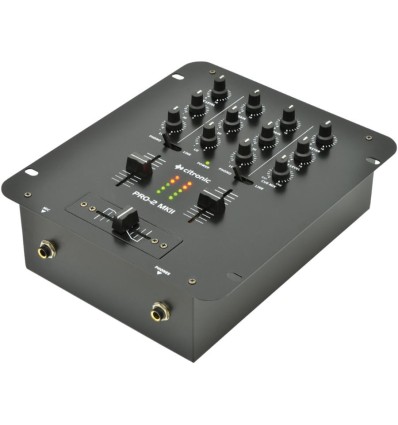 Citronic PRO-2 MKII - Mezclador DJ de 2 Canales Compacto