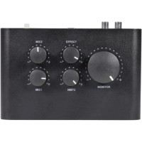 Citronic USB2+1 Interfaz de Audio USB con 2 micrófonos y 1 instrumento