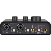 Citronic USB2+1 Interfaz de Audio USB con 2 micrófonos y 1 instrumento