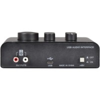 Citronic USB2+1 Interfaz de Audio USB con 2 micrófonos y 1 instrumento