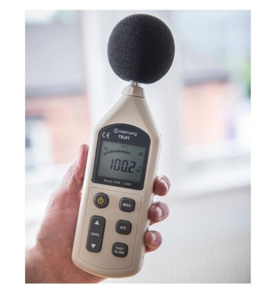 Mercury TSL01 Medidor Digital de Ruido 30-130 dB