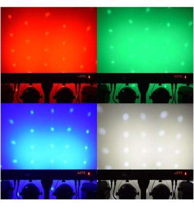 QTX Recharge DJ - Barra Derby LED/PAR con Batería Recargable