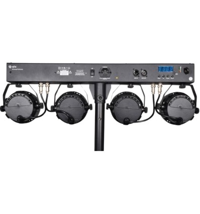 QTX Recharge DJ - Barra PAR LED Recargable con Trípode