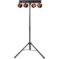 QTX Recharge DJ - Barra PAR LED Recargable con Trípode