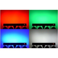QTX Recharge DJ - Barra PAR LED Recargable con Trípode