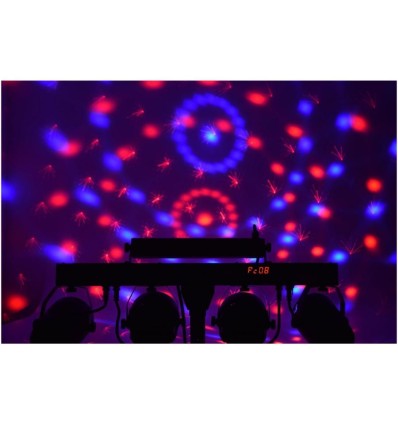 QTX Multi-Bar - Barra LED Multiefectos con Trípode Ajustable