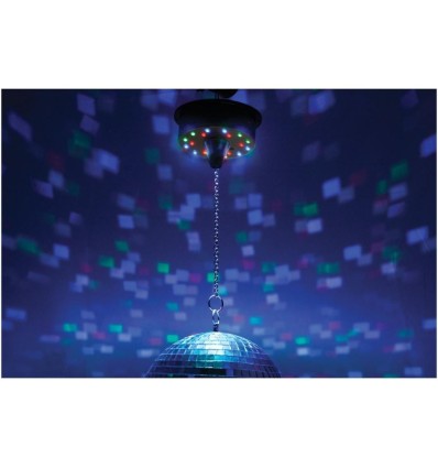 QTX MBM-101 Motor para Bola de Espejos LED con Baterías