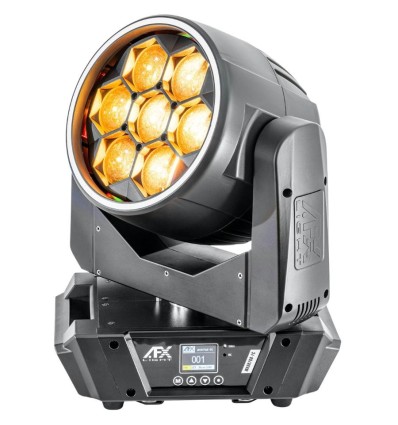 AFX WASH760-FC: Cabeza móvil wash LED 7x60W con anillo RGB