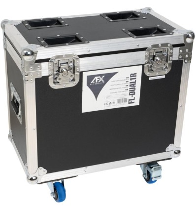 AFX FL-DUAL1R: Flight case para 2 cabezas móviles Beam 1R