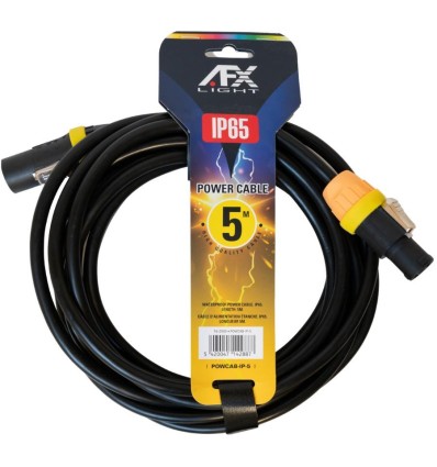 AFX POWCAB-IP-5 - Cable de alimentación impermeable de 5 metros