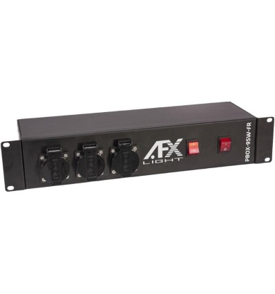 AFX PBOX-9SW-FR - Distribuidor de energía 9 salidas para rack 19"