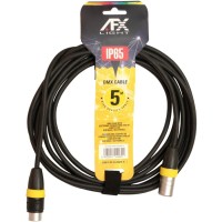 AFX DMX-IP-XLRMF-5 - Cable DMX 5m IP65 con conectores XLR