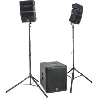 BST HELIOS2.1: sistema PA activo con subwoofer y 8 satélites