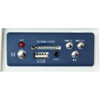 BST MEGA-PRO60 - Megáfono portátil de 45W con reproductor USB/SD