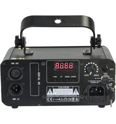 Ibiza Light LZR60G - Láser verde de 60mW con DMX y mando a distancia