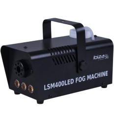Ibiza Light LSM400LED-BK - Máquina de humo 400W con LEDs y mando