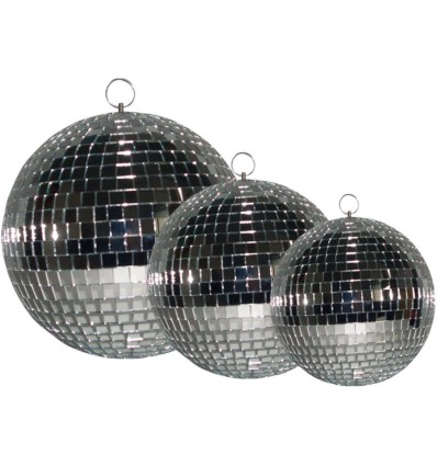 Ibiza Light MB008: bola de espejos de 20 cm para fiestas y eventos