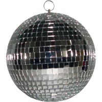 Ibiza Light MB008: bola de espejos de 20 cm para fiestas y eventos