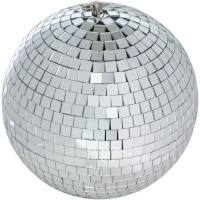 Ibiza Light MB012: bola de espejos de 30 cm para fiestas y eventos