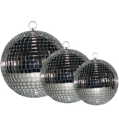Ibiza Light MB012: bola de espejos de 30 cm para fiestas y eventos