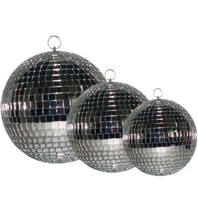 Ibiza Light MB020: bola de espejos de 50 cm para fiestas y eventos