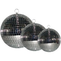 Ibiza Light MB020: bola de espejos de 50 cm para fiestas y eventos