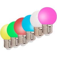 Pack de 6 bombillas LED de colores Ibiza Light LEDSTRING-6BULBS