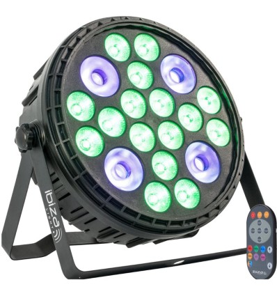 Proyector PAR Ibiza Light BIGPAR-16RGBW4UV - LEDs RGBW y UV