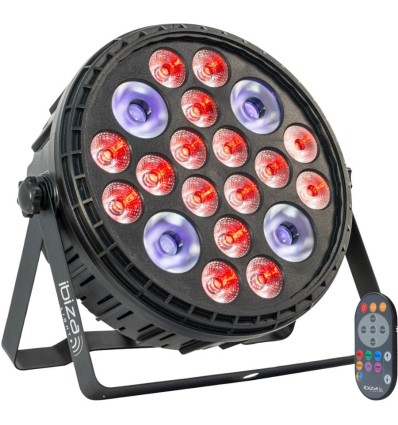 Proyector PAR Ibiza Light BIGPAR-16RGBW4UV - LEDs RGBW y UV