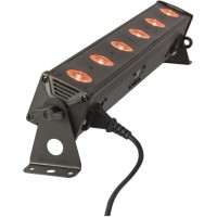 Barra LED Ibiza Light LEDBAR6-RC - 6 LEDs RGBW y control remoto